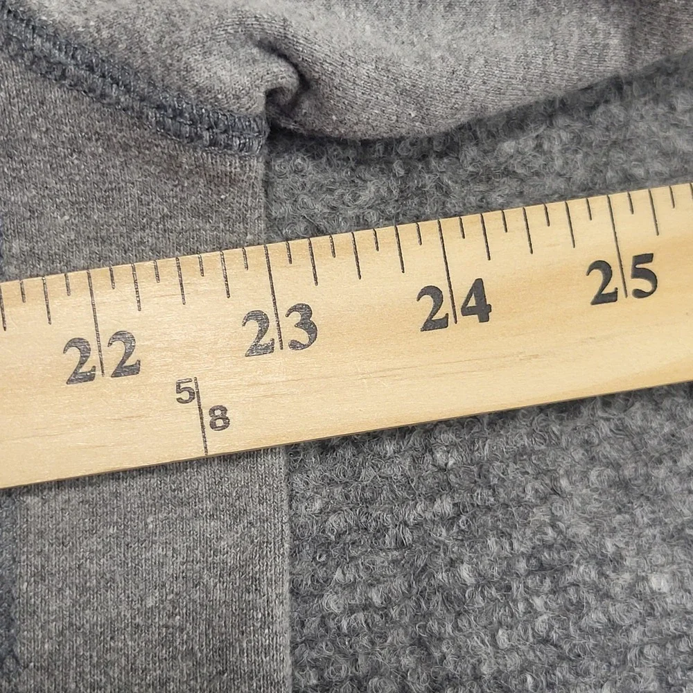 The North Face Gray Heritage Patch Pullover Hoodie Sweatshirt Sz Medium 